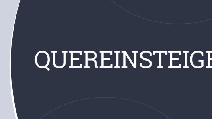 Hinweisgrafik mit dem Wort Quereinsteiger auf dunklem Hintergrund | Ausbildung Trauerredner